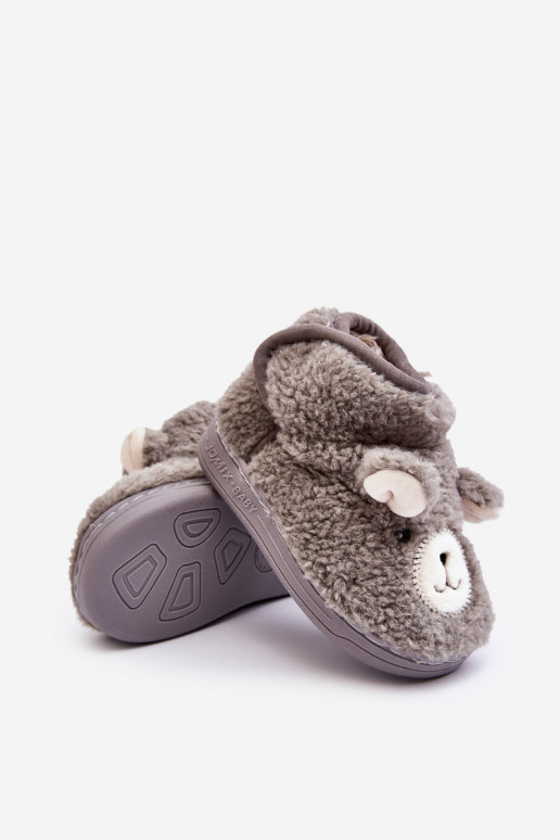 Zapatillas infantiles color gris Eberra