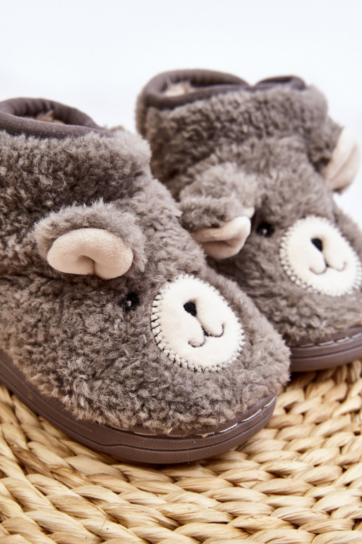 Zapatillas infantiles color gris Eberra