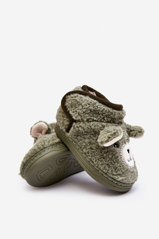 Zapatillas infantiles color verde Eberra
