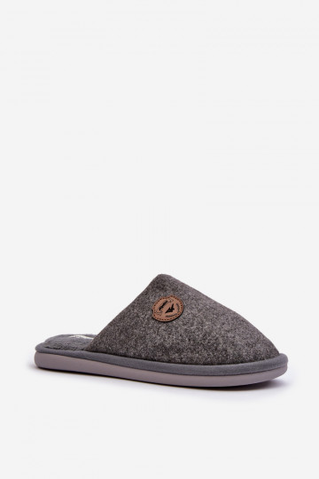 Pantuflas modelo clásico color gris Makis