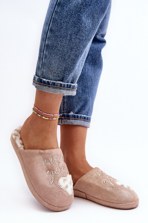 Zapatillas con brillos rosa Geraja