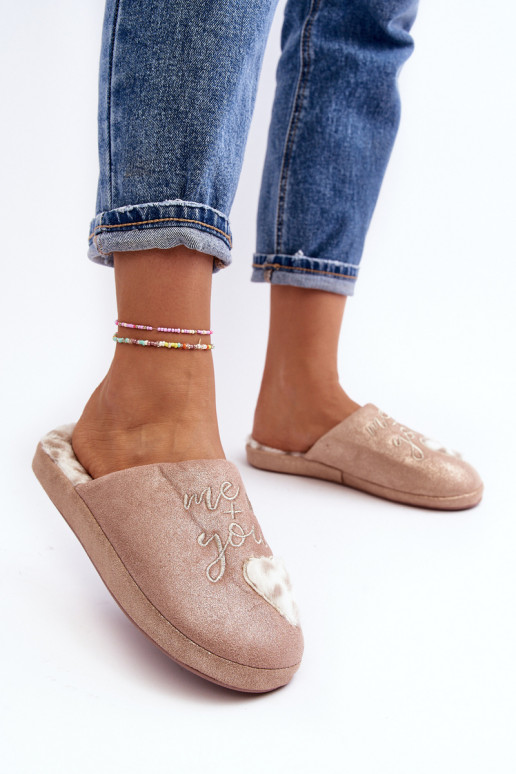 Zapatillas con brillos rosa Geraja