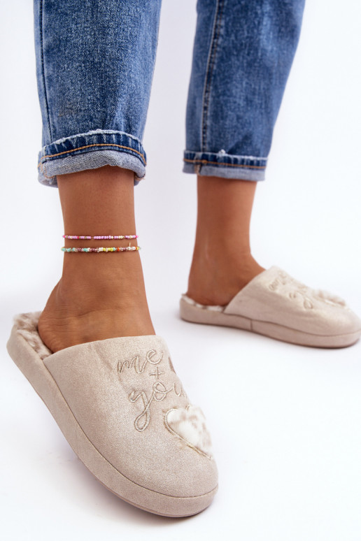 Zapatillas con brillos beige Geraja