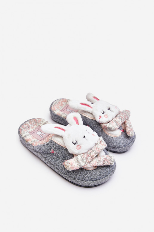 Zapatillas infantiles con suela maciza en color gris Dasca