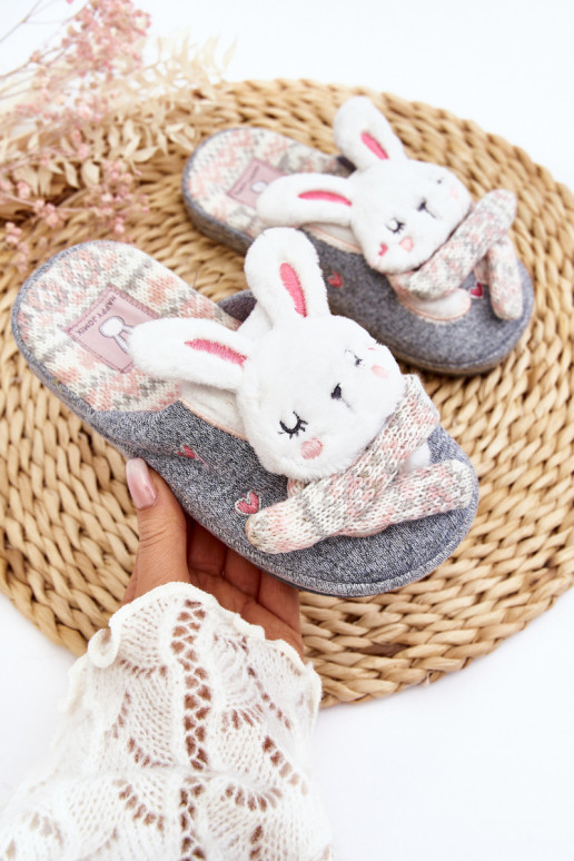 Zapatillas infantiles con suela maciza en color gris Dasca