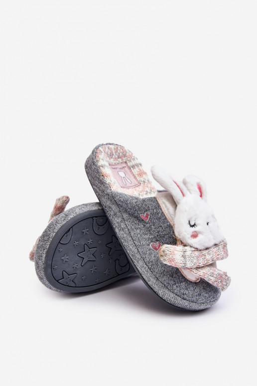 Zapatillas infantiles con suela maciza en color gris Dasca
