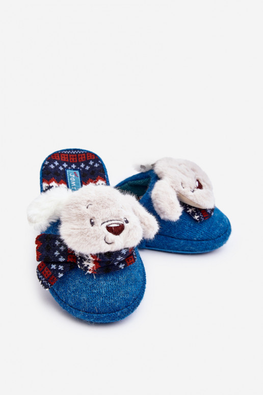 Zapatillas infantiles color azul Dasca