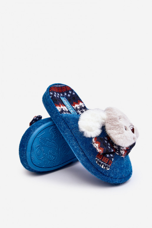 Zapatillas infantiles color azul Dasca