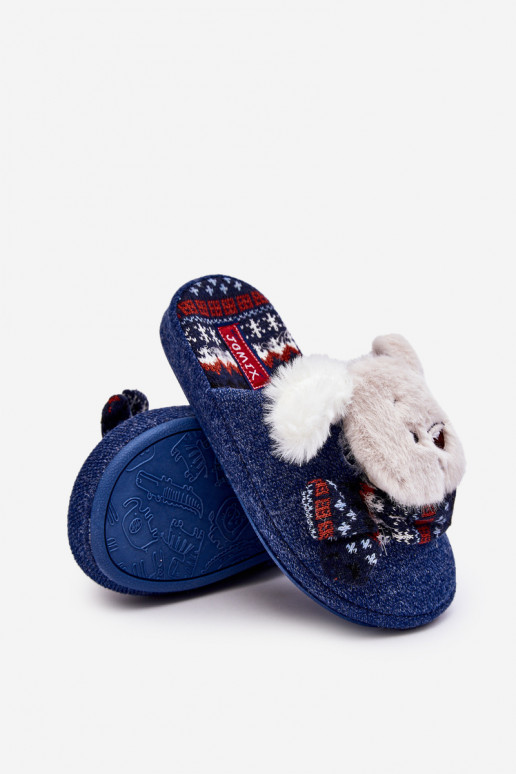 Zapatillas infantiles color azul oscuro Dasca