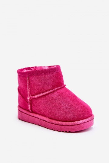Cálidas botas de invierno para niños en color rosa Gooby