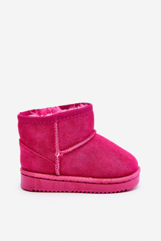 Cálidas botas de invierno para niños en color rosa Gooby