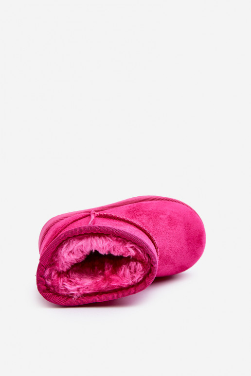 Cálidas botas de invierno para niños en color rosa Gooby