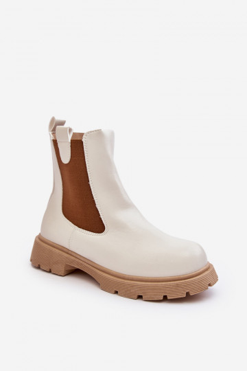 elegantes botas Ramhel blancas