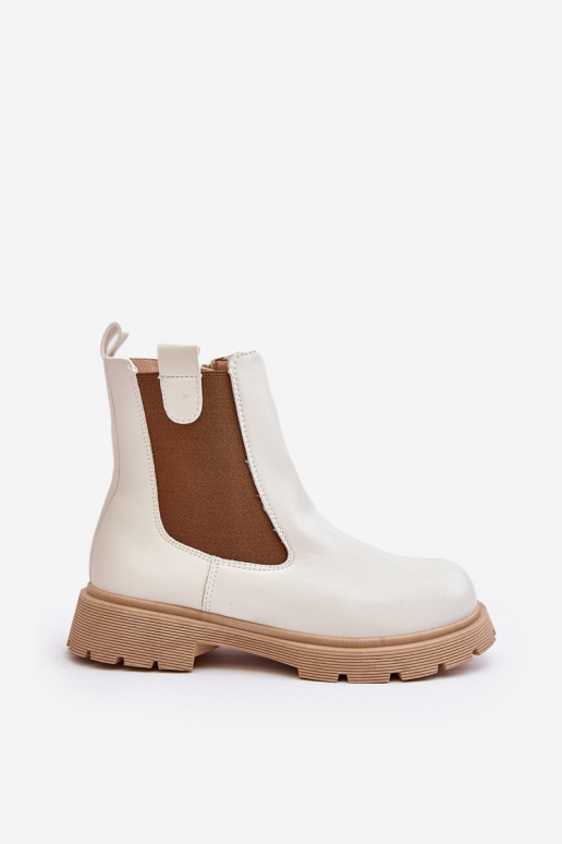 elegantes botas Ramhel blancas