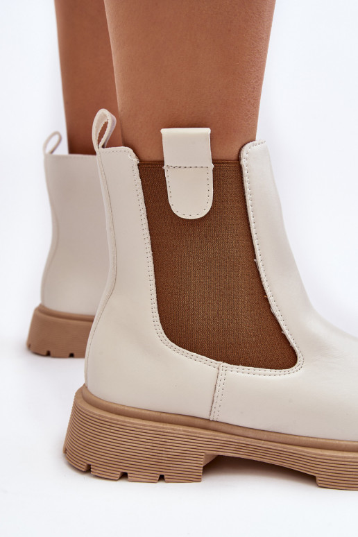 elegantes botas Ramhel blancas