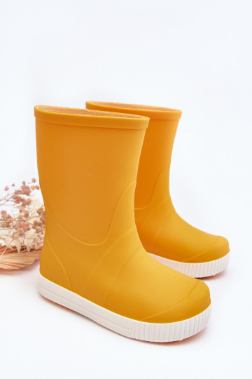 Zapatillas de goma infantiles Wave Gokids 979 color amarillo 2
