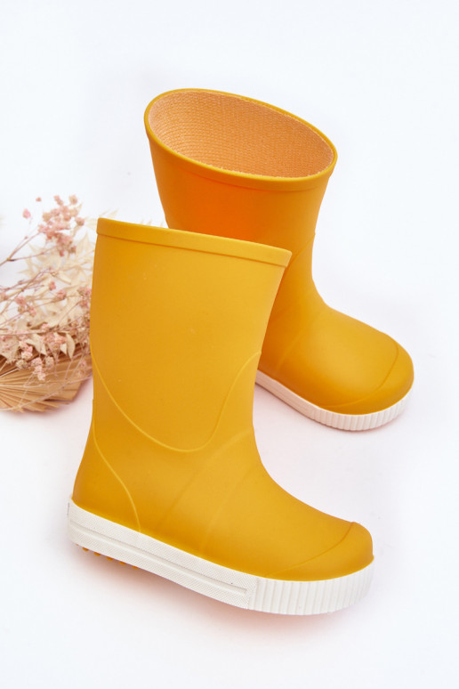 Zapatillas de goma infantiles Wave Gokids 979 color amarillo