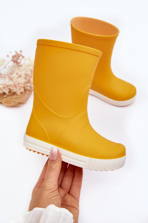 Zapatillas de goma infantiles Wave Gokids 979 color amarillo