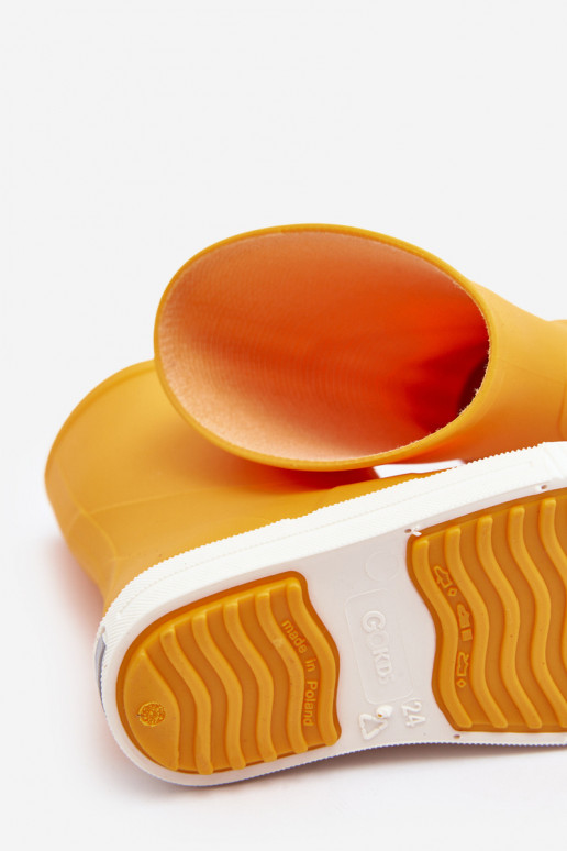 Zapatillas de goma infantiles Wave Gokids 979 color amarillo