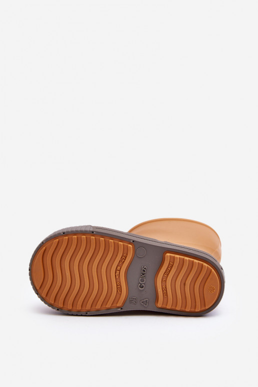 Zapatillas de goma infantiles Wave Gokids 979 color naranja