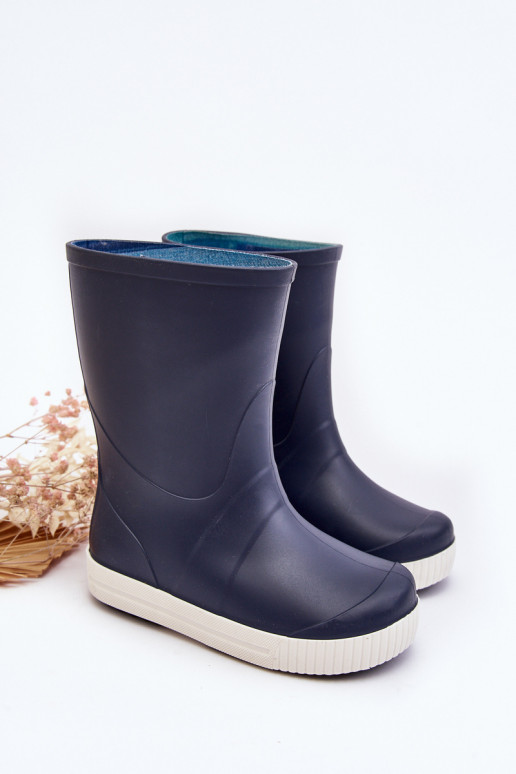 Zapatos de goma para niños Wave Gokids 979 azul oscuro