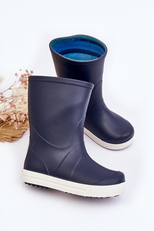 Zapatos de goma para niños Wave Gokids 979 azul oscuro