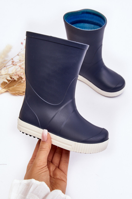 Zapatos de goma para niños Wave Gokids 979 azul oscuro