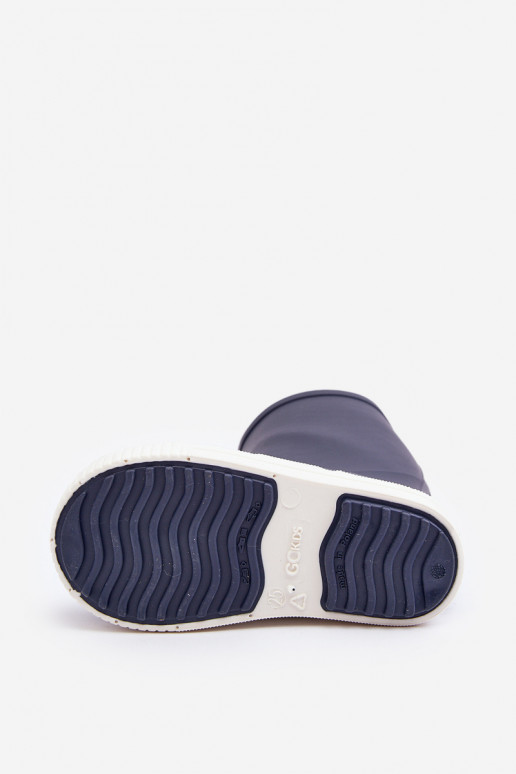 Zapatos de goma para niños Wave Gokids 979 azul oscuro