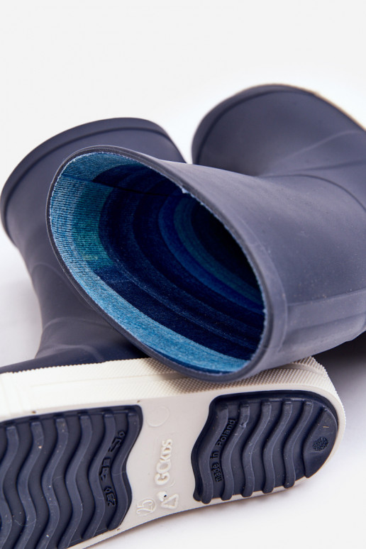 Zapatos de goma para niños Wave Gokids 979 azul oscuro