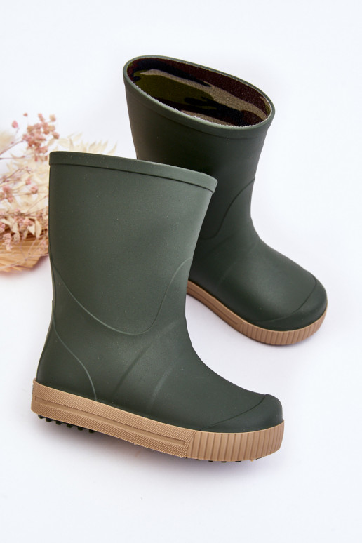 Zapatillas de goma infantiles Wave Gokids 979 color verde