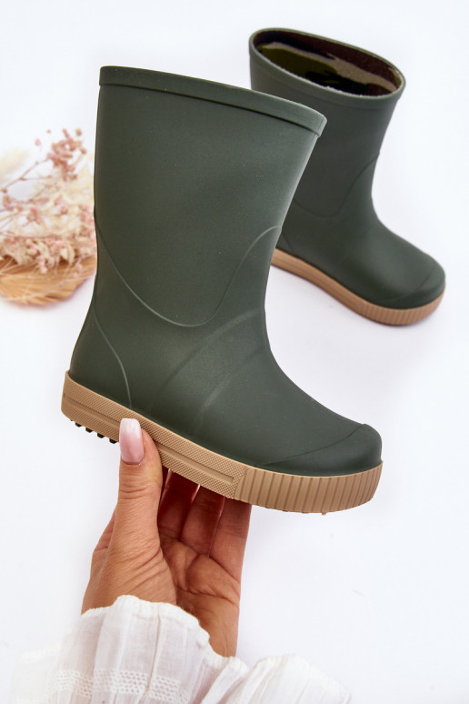 Zapatillas de goma infantiles Wave Gokids 979 color verde