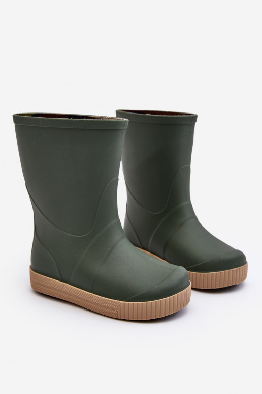 Zapatillas de goma infantiles Wave Gokids 979 color verde