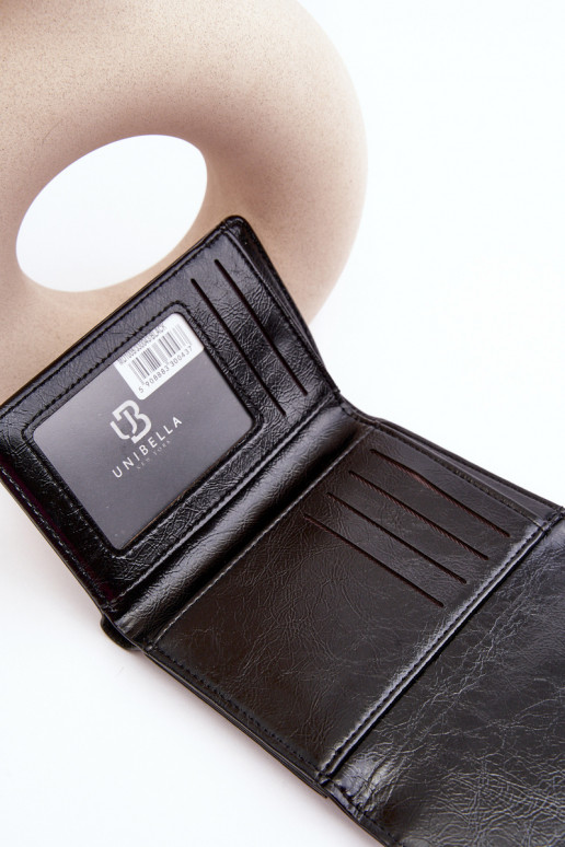 Cartera de mujer de piel ecológica, color negro Joanela Cartera de mujer de piel ecológica, color negro Joanela