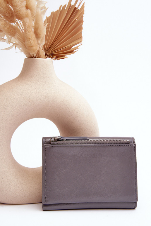 Cartera de mujer Joanela en ecopiel gris Cartera de mujer Joanela en ecopiel gris