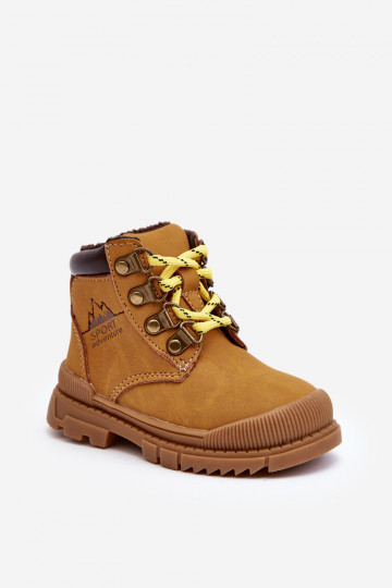 Zapatos cálidos para niños botas color marrón Walter