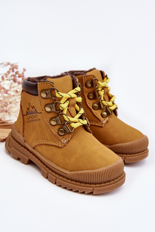 Zapatos cálidos para niños botas color marrón Walter