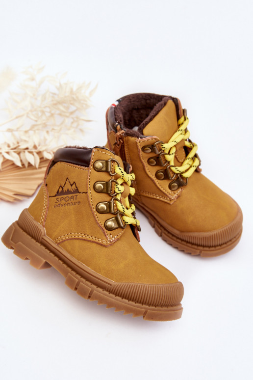 Zapatos cálidos para niños botas color marrón Walter
