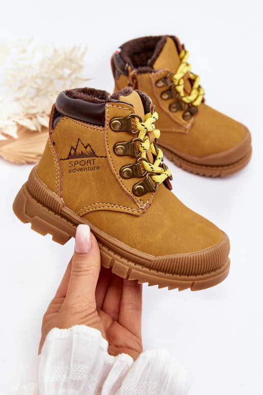 Zapatos cálidos para niños botas color marrón Walter