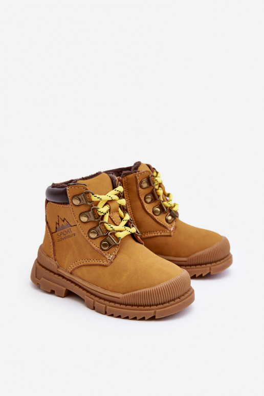 Zapatos cálidos para niños botas color marrón Walter