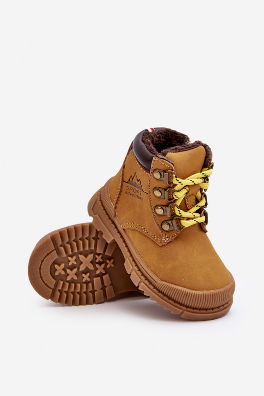 Zapatos cálidos para niños botas color marrón Walter