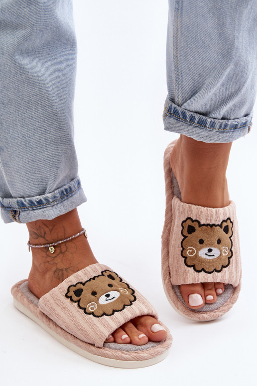 Pantuflas sin cordones beige Demare