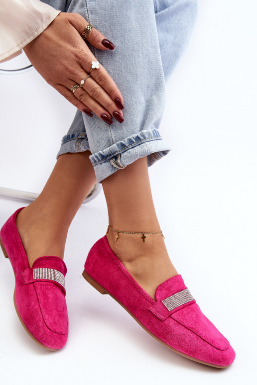 Mocasines con ojales brillantes en rosa Ralrika Mocasines con ojales brillantes en rosa Ralrika