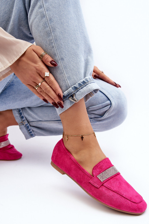Mocasines con ojales brillantes en rosa Ralrika Mocasines con ojales brillantes en rosa Ralrika