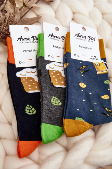 calcetines negros estampados 2