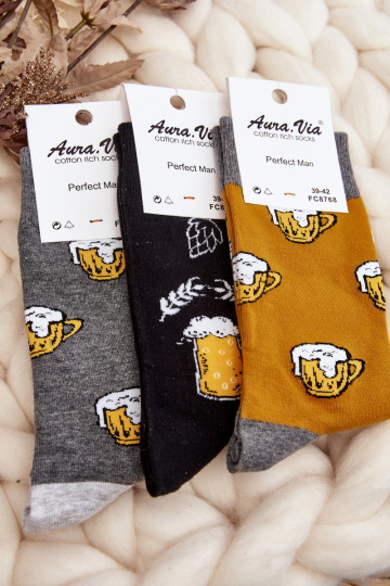 calcetines negros estampados 2