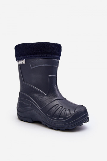 Zapatos infantiles de goma calentados Befado 162X103 azul oscuro