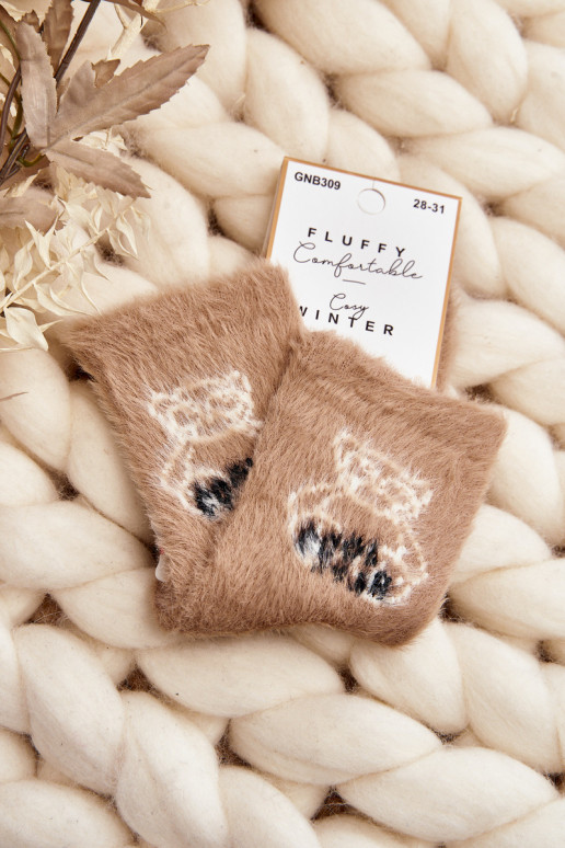 Calcetines infantiles beige