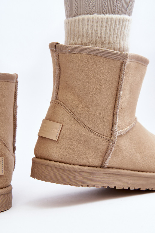 botas de nieve Cross Jeans MM2R4023C beige