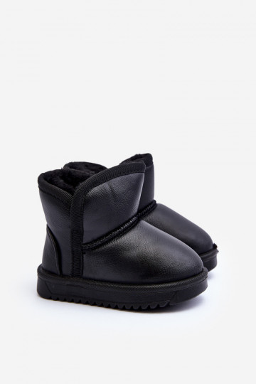 Botas de nieve infantiles negras Husalta