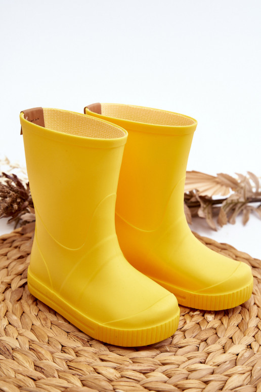 Zapatillas de goma infantiles Wave Gokids 979 color amarillo
